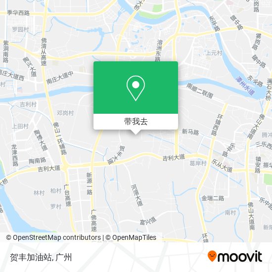 贺丰加油站地图