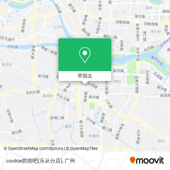 cookie烘焙吧(乐从分店)地图