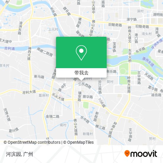 河滨园地图