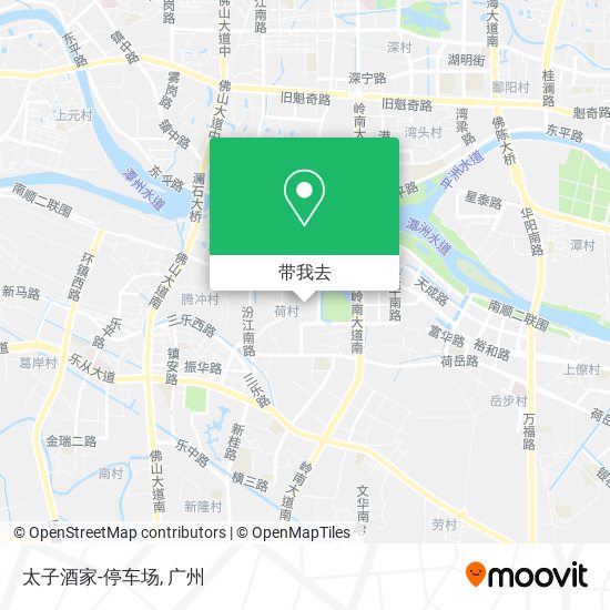 太子酒家-停车场地图