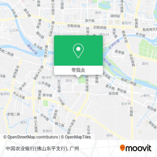 中国农业银行(佛山东平支行)地图