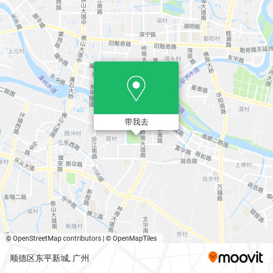 顺德区东平新城地图