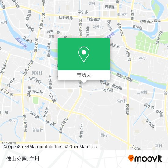 佛山公园地图