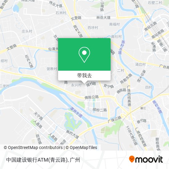 中国建设银行ATM(青云路)地图