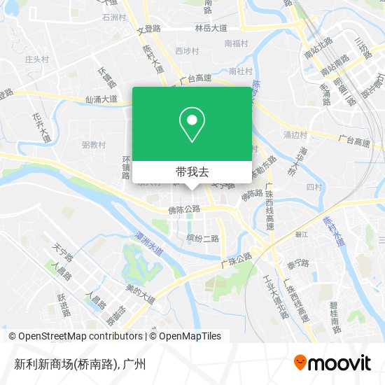 新利新商场(桥南路)地图