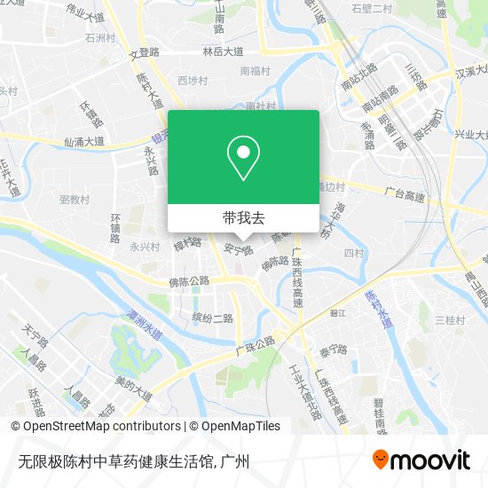 无限极陈村中草药健康生活馆地图