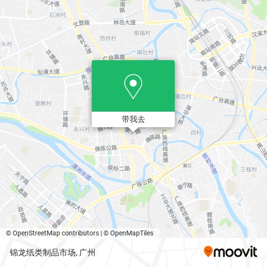 锦龙纸类制品市场地图