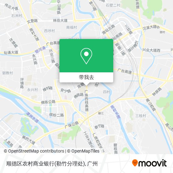 顺德区农村商业银行(勒竹分理处)地图