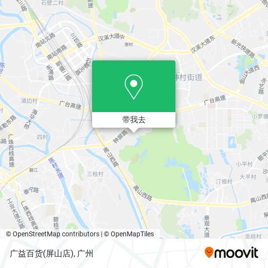 广益百货(屏山店)地图