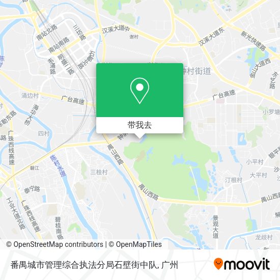 番禺城市管理综合执法分局石壁街中队地图