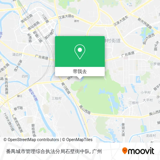 番禺城市管理综合执法分局石壁街中队地图