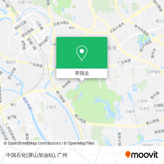 中国石化(屏山加油站)地图
