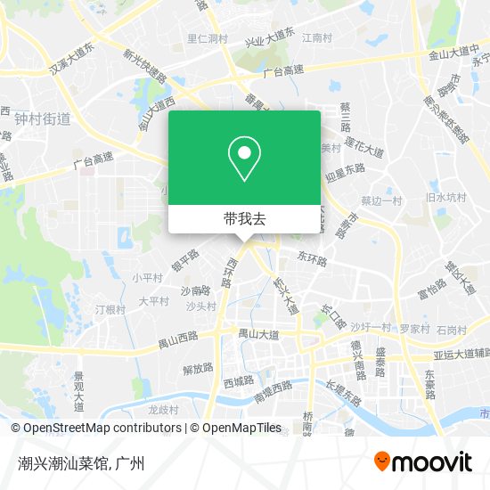 潮兴潮汕菜馆地图
