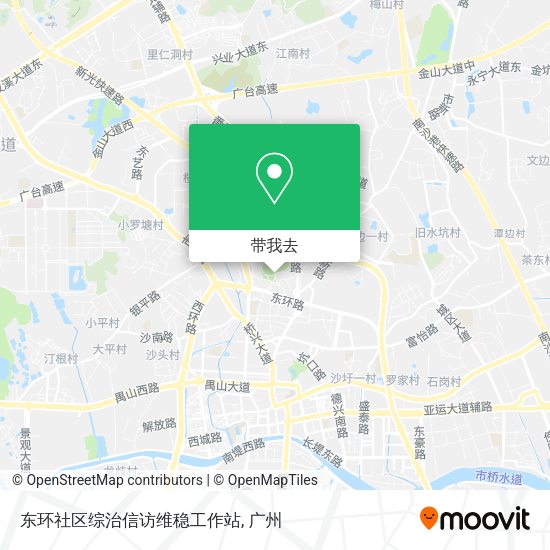 东环社区综治信访维稳工作站地图