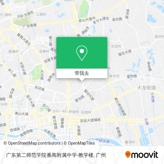广东第二师范学院番禺附属中学-教学楼地图