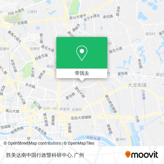 胜美达南中国行政暨科研中心地图