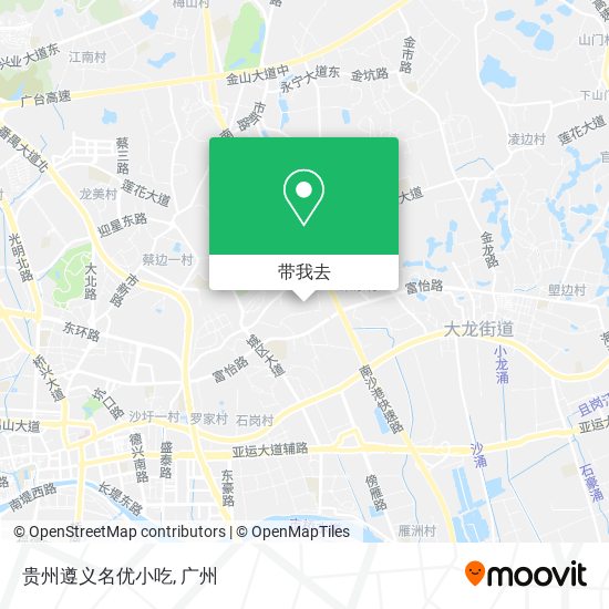 贵州遵义名优小吃地图