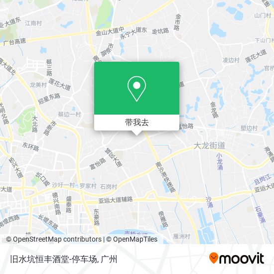 旧水坑恒丰酒堂-停车场地图