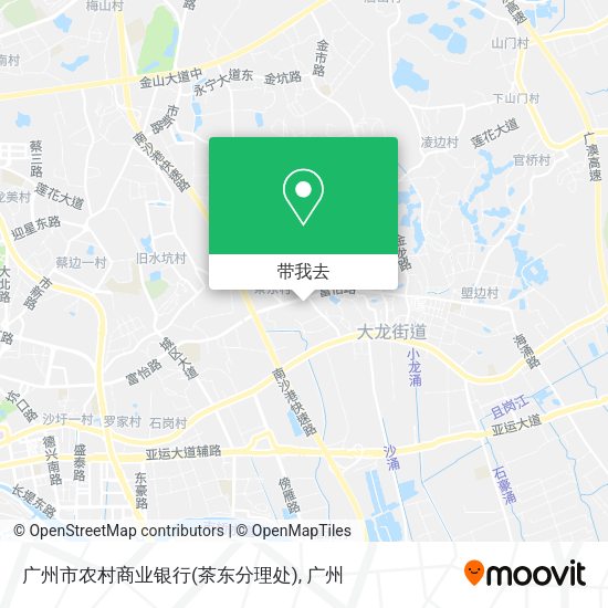 广州市农村商业银行(茶东分理处)地图