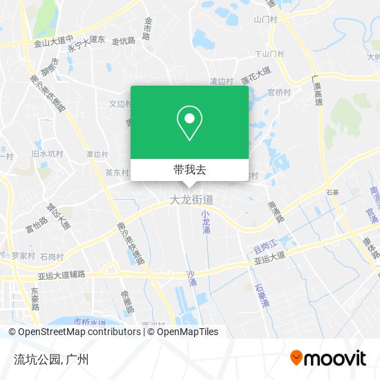 流坑公园地图