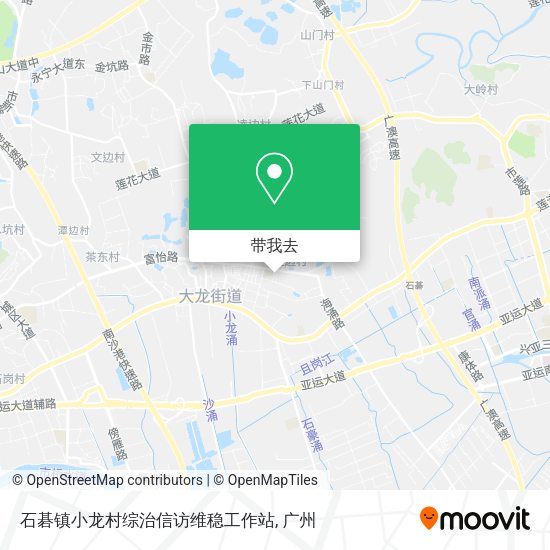 石碁镇小龙村综治信访维稳工作站地图