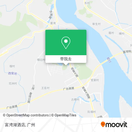 富湾湖酒店地图
