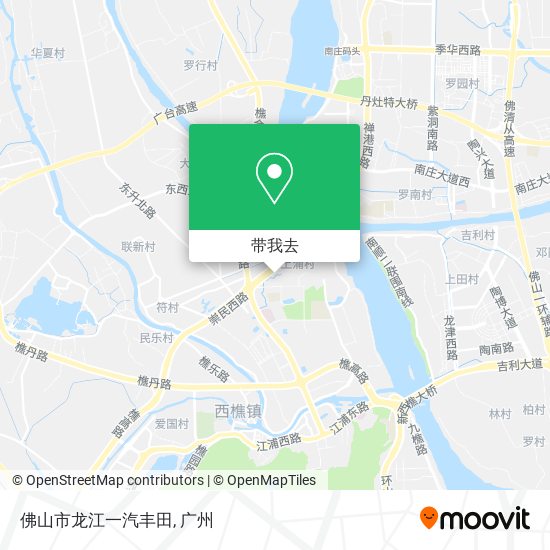 佛山市龙江一汽丰田地图