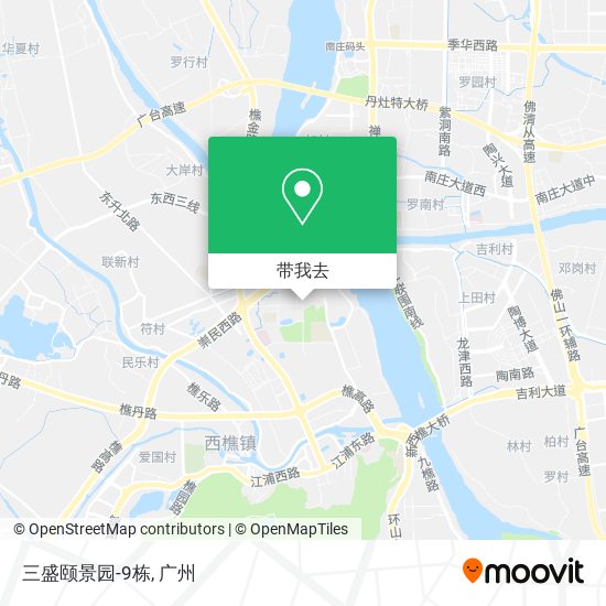 三盛颐景园-9栋地图