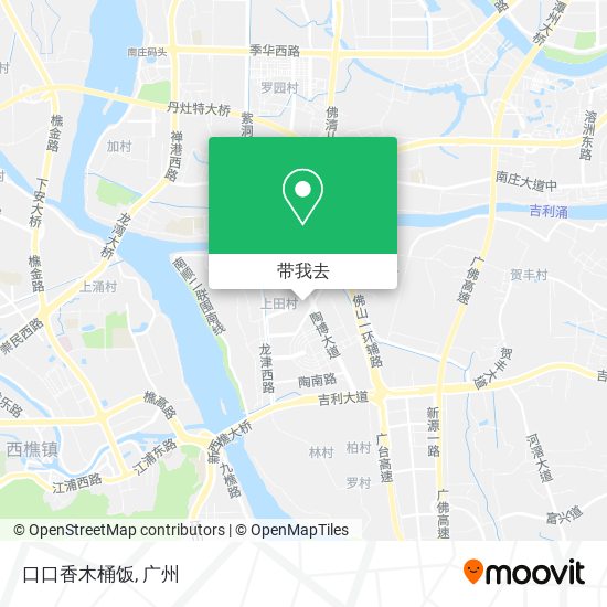 口口香木桶饭地图