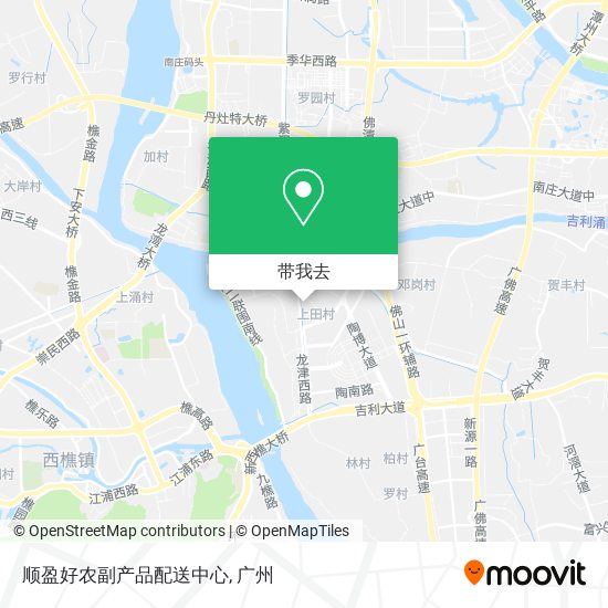 顺盈好农副产品配送中心地图