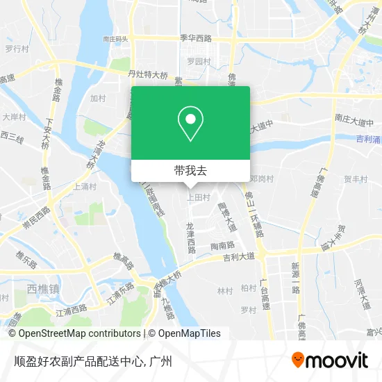 顺盈好农副产品配送中心地图