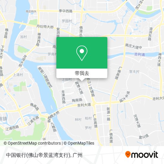 中国银行(佛山帝景蓝湾支行)地图