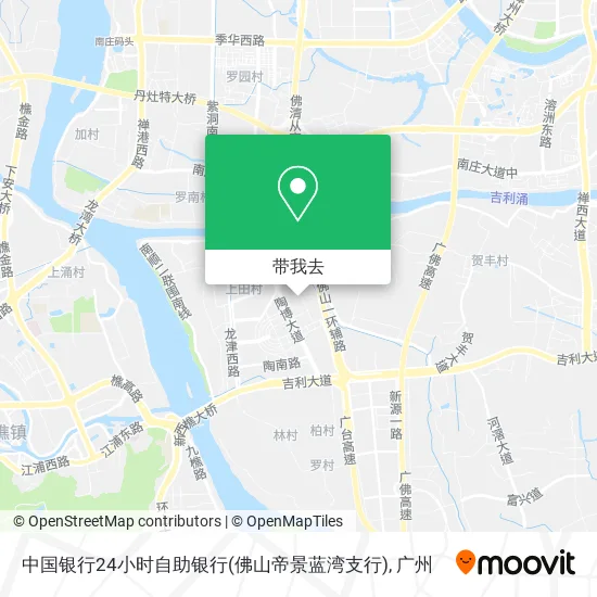 中国银行24小时自助银行(佛山帝景蓝湾支行)地图