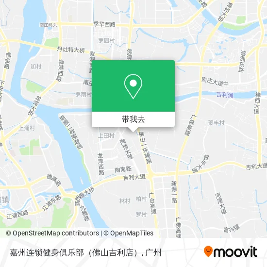 嘉州连锁健身俱乐部（佛山吉利店）地图