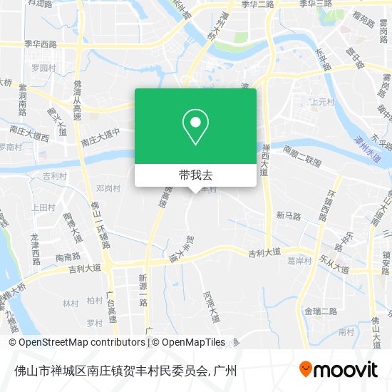 佛山市禅城区南庄镇贺丰村民委员会地图