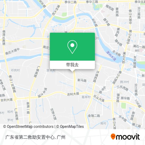 广东省第二救助安置中心地图