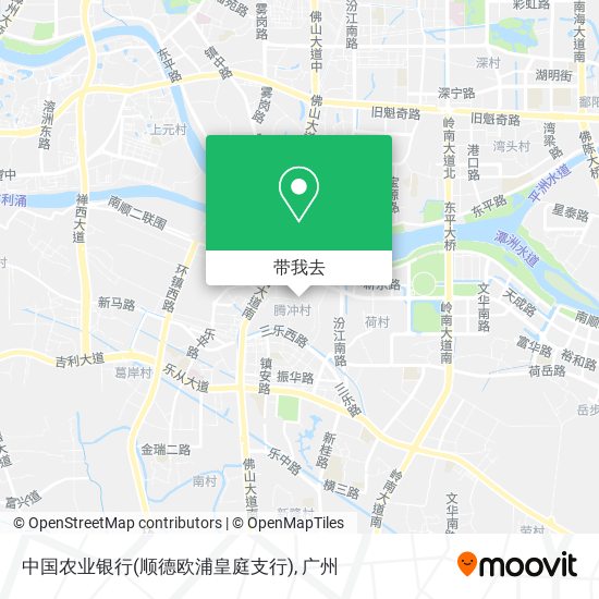中国农业银行(顺德欧浦皇庭支行)地图
