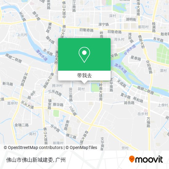 佛山市佛山新城建委地图