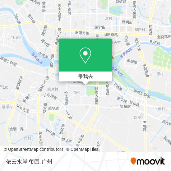 依云水岸-玺园地图