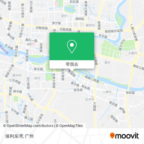 保利东湾地图