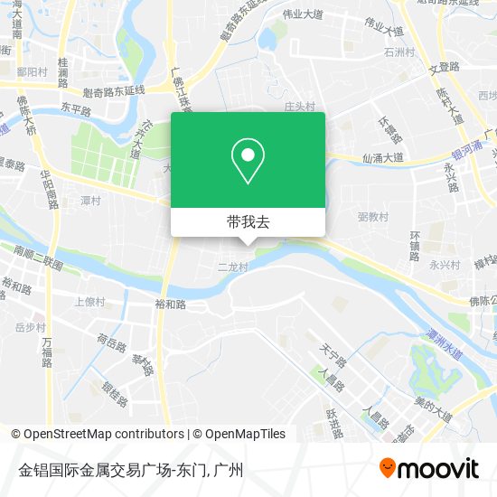 金锠国际金属交易广场-东门地图
