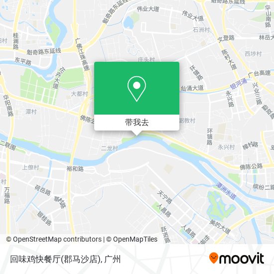 回味鸡快餐厅(郡马沙店)地图