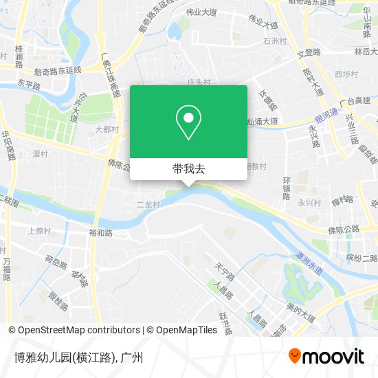博雅幼儿园(横江路)地图