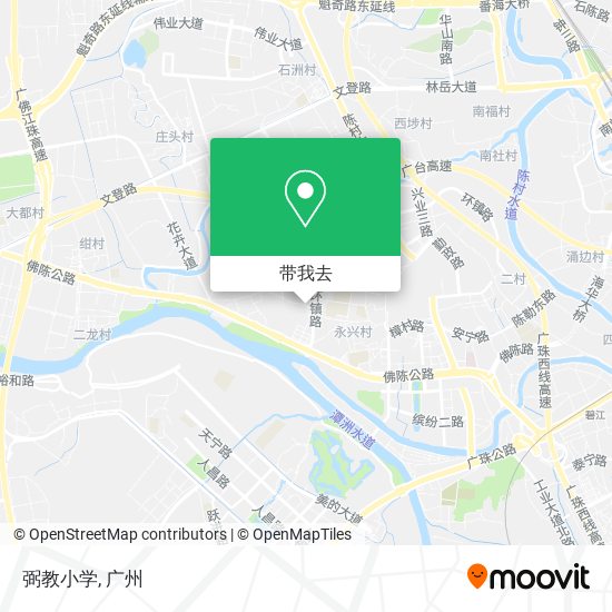 弼教小学地图