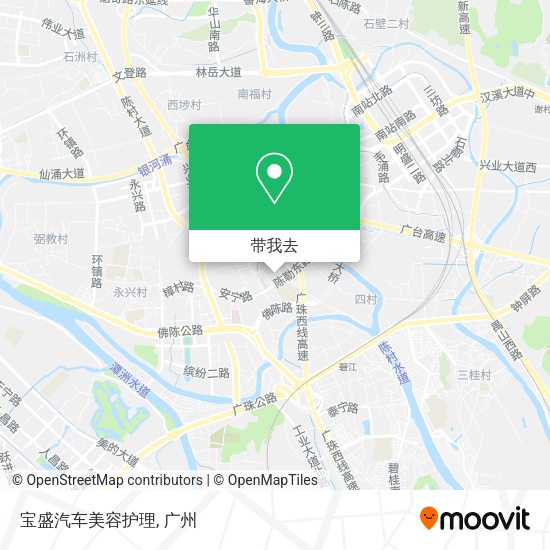 宝盛汽车美容护理地图