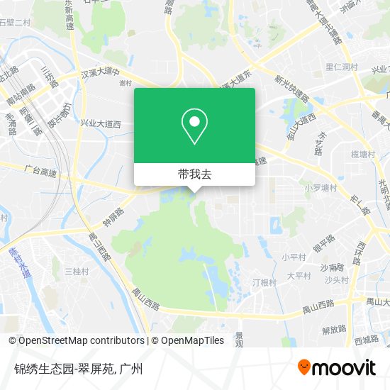 锦绣生态园-翠屏苑地图