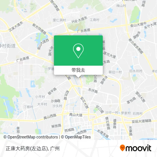 正康大药房(左边店)地图