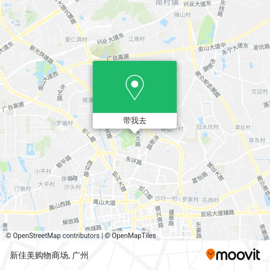 新佳美购物商场地图