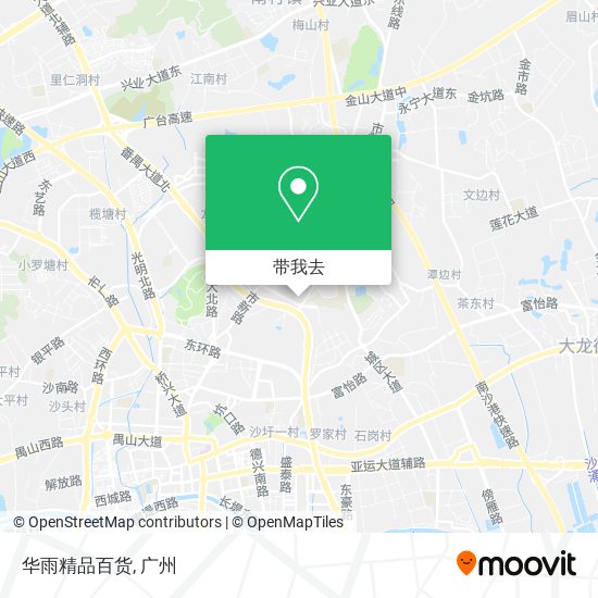 华雨精品百货地图