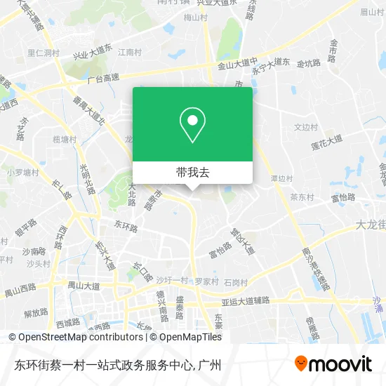 东环街蔡一村一站式政务服务中心地图